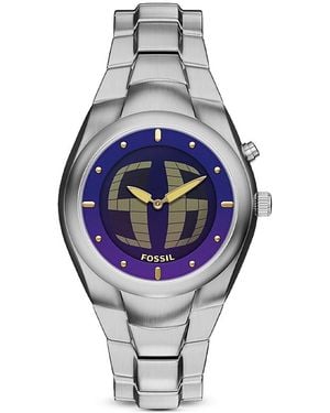Fossil Archival Big Tic Watch, 40Mm - Blue
