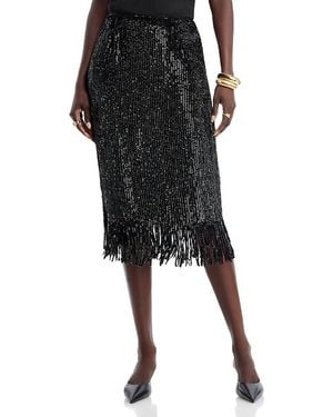 Kobi Halperin Raella Sequin Skirt - Black