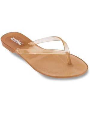 Melissa Harmonic Jelly Flip Flop Sandals - Brown
