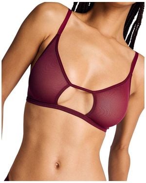NEGATIVE Sieve Cutout Bra - Red