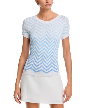 MILLY Kaira Knit Top - Blue