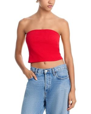 PERFECTWHITETEE Talula Blondie Tube Top - Red
