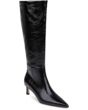L'Agence Baxter Ii Pointed Leather Boots - Black