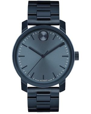 Movado blue bold watch best sale