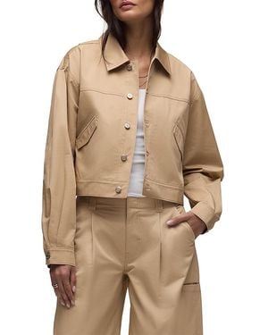 Hudson Jeans Gigi Swing Trucker Jacket - Natural