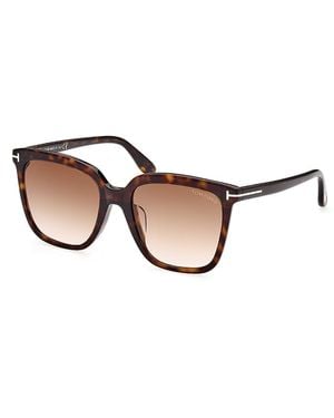 Tom Ford Butterfly Sunglasses, 55Mm - Natural