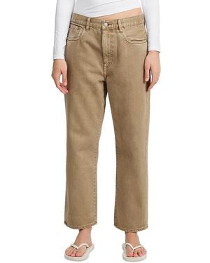 Denimist Lucy Boyfriend High Rise Jeans - Natural