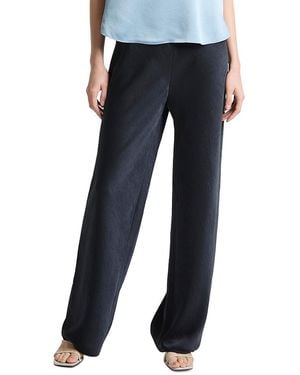 Vince Fluid Satin Bias Pant - Blue