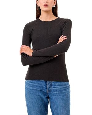 Goldie Lewinter Blaire Pointelle Top - Black