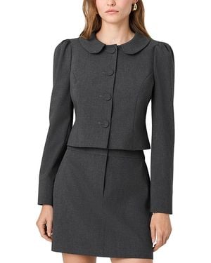 French Connection Tavi Crosshatch Jacket - Gray