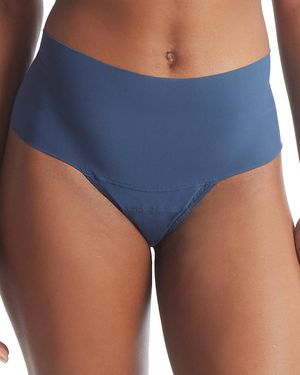 Hanky Panky Breathesoft High Rise Thong - Blue