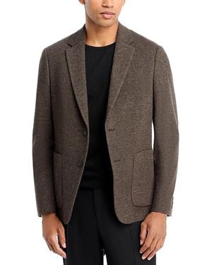 Theory Clinton City Knit Twill Jersey Jacket - Grey