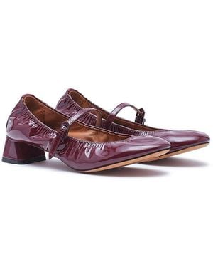 Lanvin Heeled Mary Jane - Purple