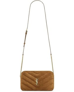 Saint Laurent Loulou Camera Bag - White