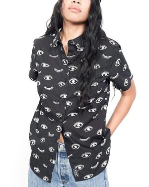 WILDFANG The Essential Button Up Shirt - Black