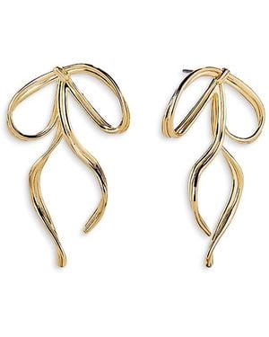 BaubleBar Louisa Bow Earrings - White