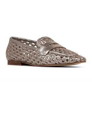 Donald J Pliner Naolin Leather Loafers - Gray
