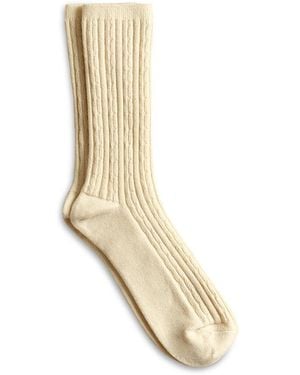 Jenni Kayne Cable Socks - Natural