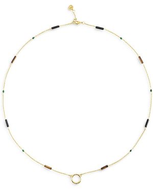 Anabel Aram Forza Long Chain Necklace, 24 - Natural