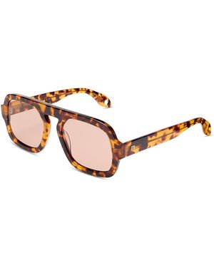 Elisa Johnson Jane Aviator Sunglasses, 54Mm - Pink