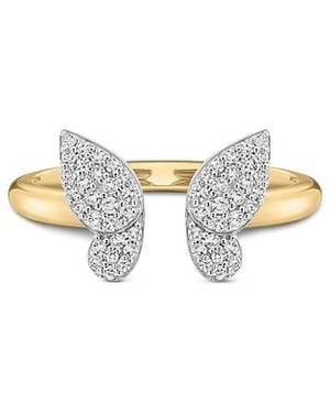 Phillips House 14K Diamond Open Butterfly Mini Ring, 0.23 Tcw - White