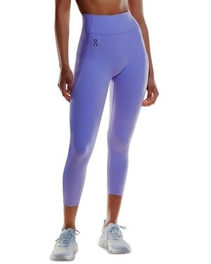 On Shoes Studio 7/8 Tights - Purple