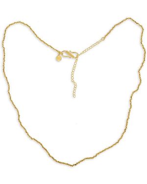 Caroline de Benoist Stone Chain Necklace, 21.65 - Metallic