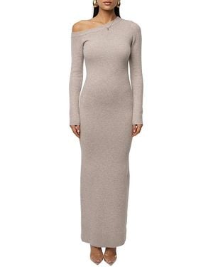 JLUXLABEL Fireside Knit Maxi Dress - Gray