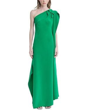 FFORME Andie Asymmetric One Shoulder Dress - Green