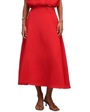 EVER NEW Neve Circle Skirt - Red