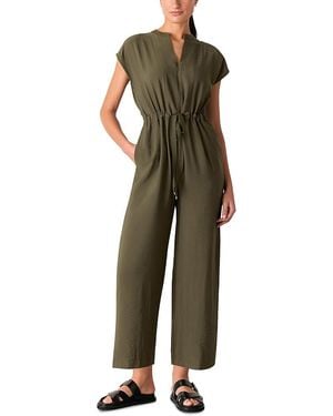 Whistles Sleeveless Drawstring Jumpsuit - Green