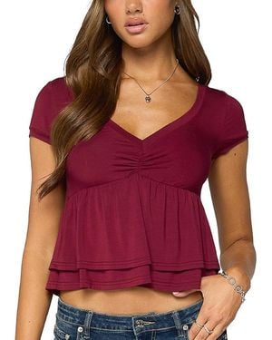 Edikted Fontene Layered Babydoll Top