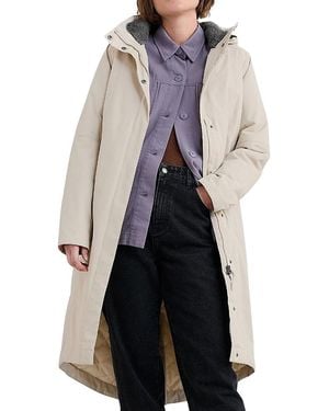 Seasalt Cornwall Janelle Waterproof Hooded Raincoat - White