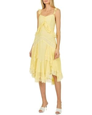 SECRET MISSION Lenore Dress - Yellow