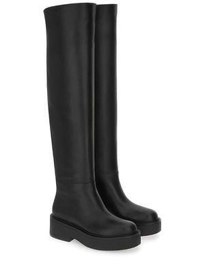 Gianvito Rossi Hiro Cuissard Boots - Black