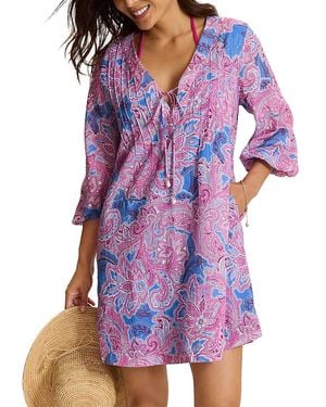 Tommy Bahama Paisley Daze Shift Dress - Purple
