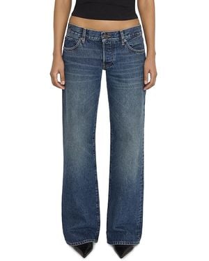 FRAME The Pixie Low Rise Bootcut Jeans - Blue