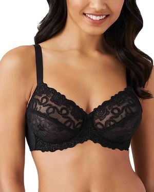 Wacoal Renaissance Rose Underwire Bra - Black