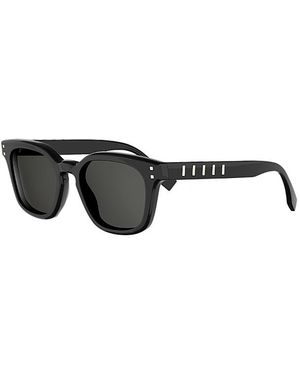 Fendi Five Sisters Square Sunglasses, 51Mm - Black