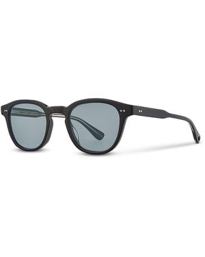 Garrett Leight Evan Sun Round Sunglasses, 46Mm - Gray