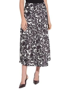 Lyssé Evan Crystal Embellished Bias Skirt - Black
