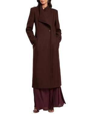 Ted Baker Mindee Wool Blend Coat - Red