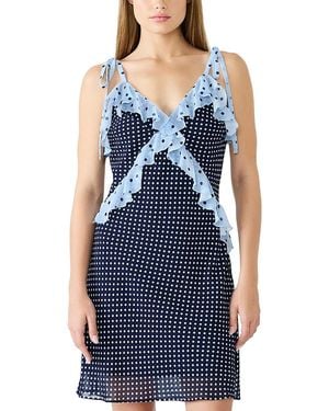 Steve Madden Adalina Mini Dress - Blue