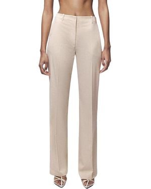 Nocturne Straight Leg Pants - Natural