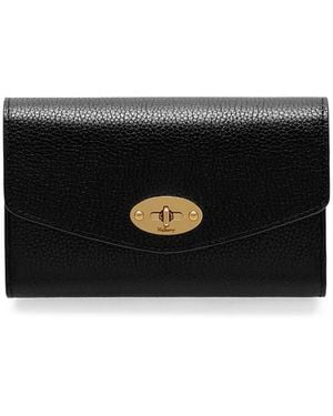 Mulberry Medium Darley Wallet - Black