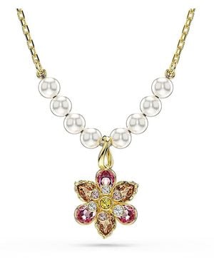Swarovski Idyllia Pendant Necklace, 14.9-17.8 - White