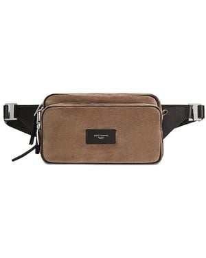 Dolce & Gabbana Suede Belt Bag - Brown