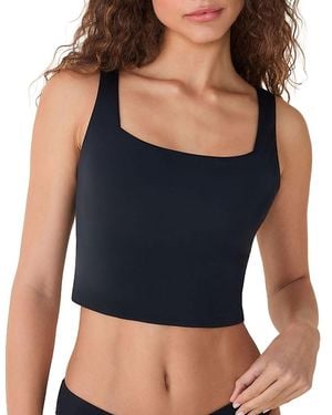 Andie Siren Square Neck Tankini Top - Black