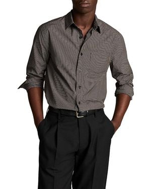 Vince Mcdermott Plaid Cotton Button Up Shirt - Black