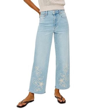 Rails Getty High Rise Ankle Wide Leg Jeans - Blue